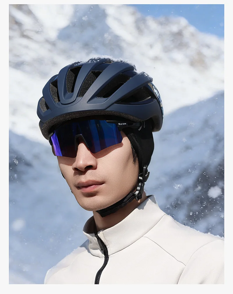 WEST BIKING Winter-Warm-Fahrradmütze, winddicht, Thermo-Fleece-Mütze, Ohrenschutz, bequeme Outdoor-Sportmütze, Laufen, Skifahren – Detail 14