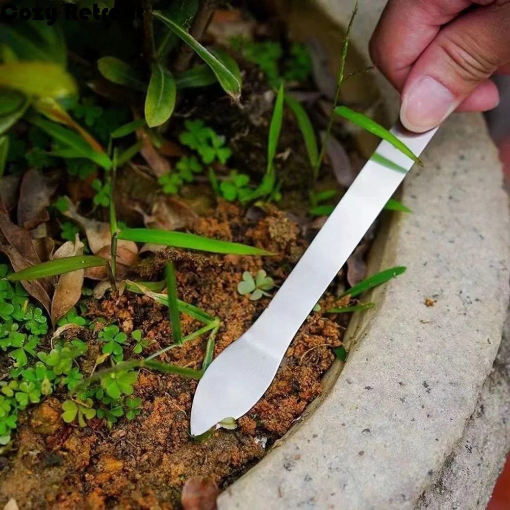 

20 Pcs Loosen Soil Rake Stainless Steel Turning Tool Mini Succulents Gardening Tools 3-Prong 2 in 1 Tree Tools Garden
