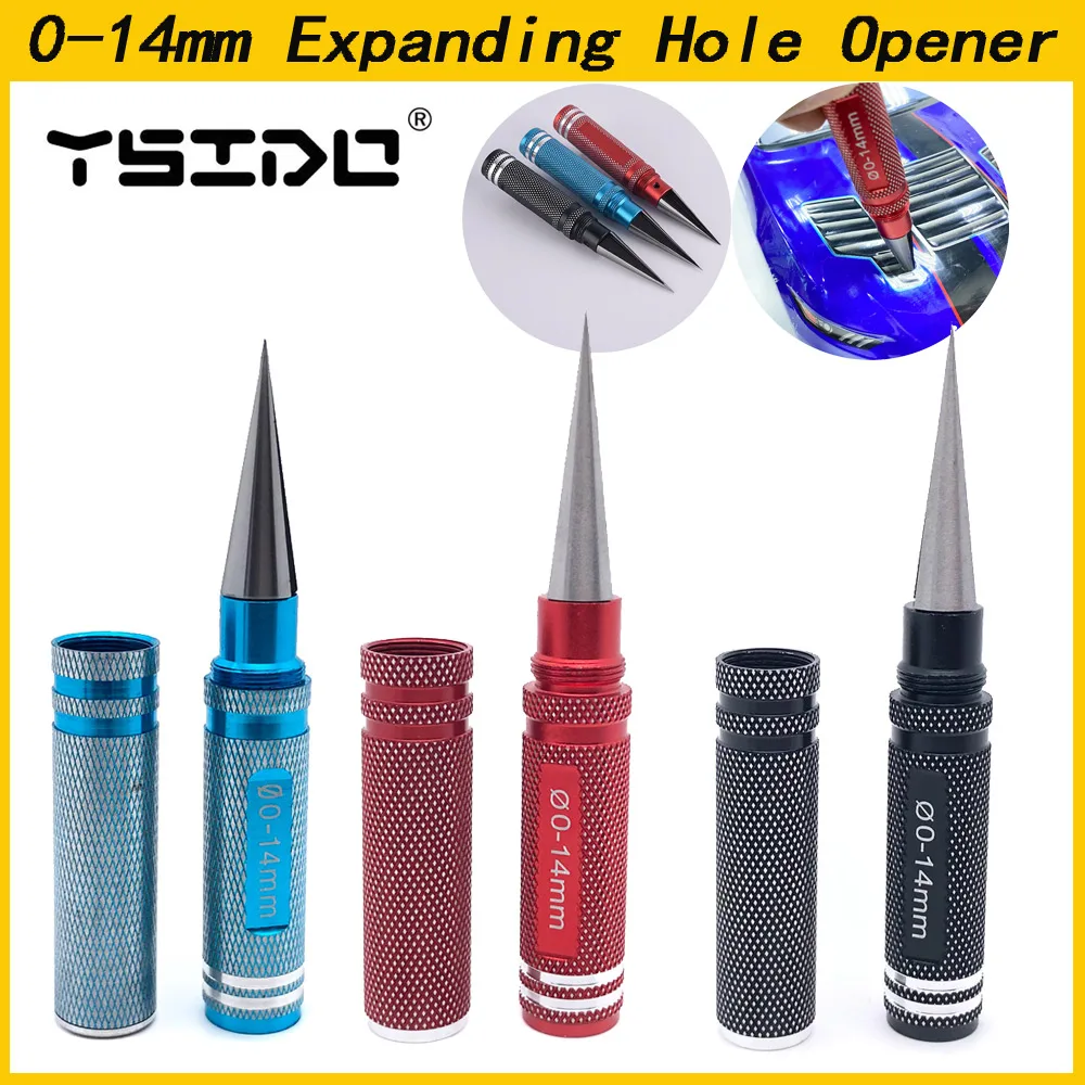 YSIDO 0-14mm scale reaming reamer punching tool hole steel hole RC fitting for RC Helicopter Airplane Car shell high steel