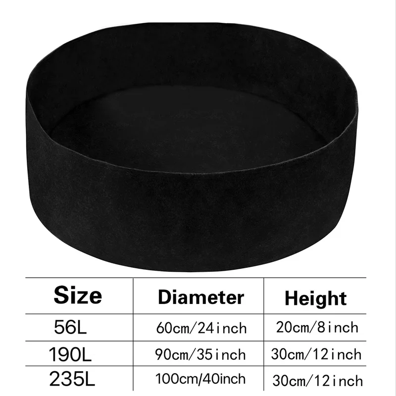 A home-use three-dimensional vegetable-growing device with a thick, breathable, and reusable vegetable-growing pot featuring sid