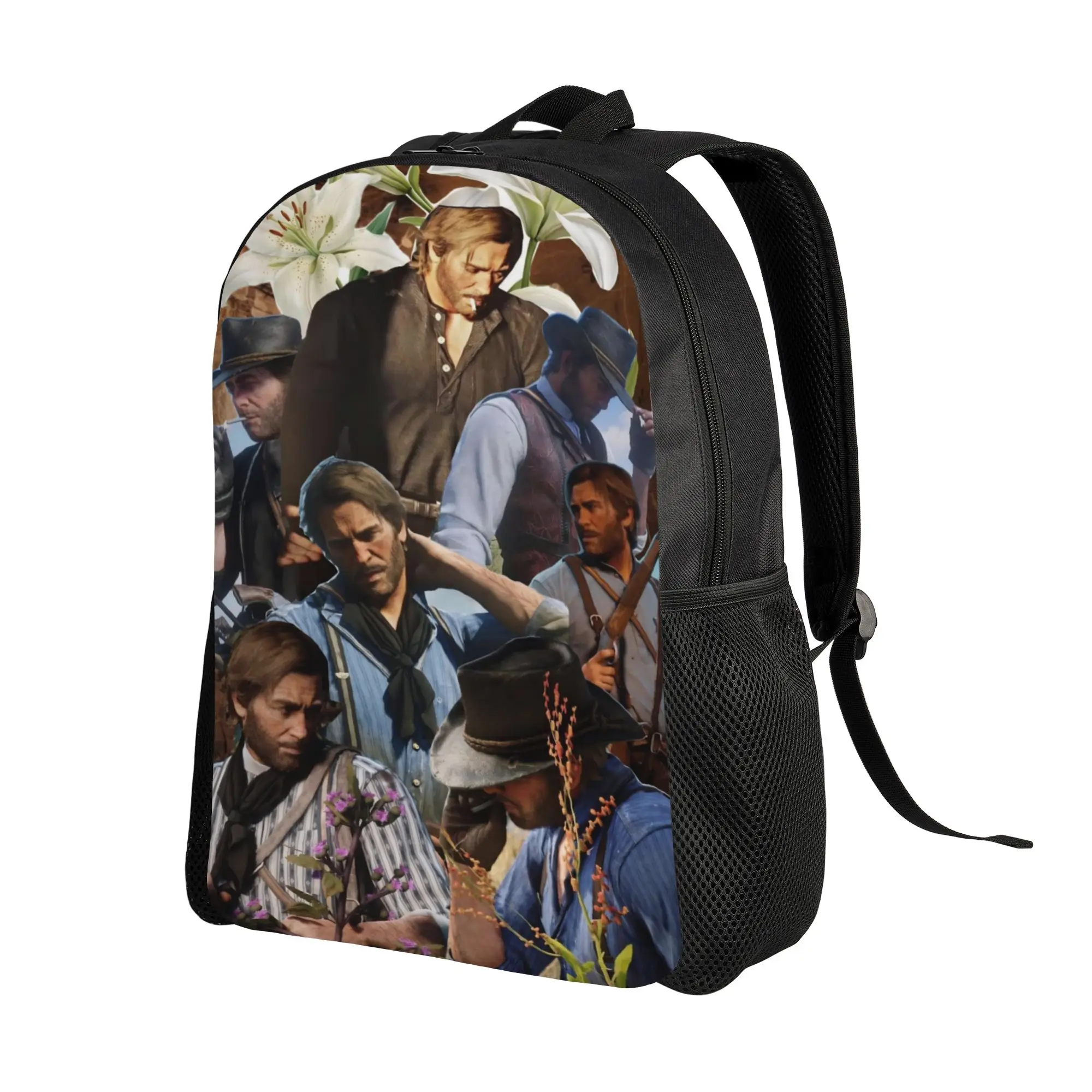 Red Dead Redemptions Backpack for Men Women Cool Student Work Daypack John Jack Arthur Laptop Shoulder Bag Outdoor