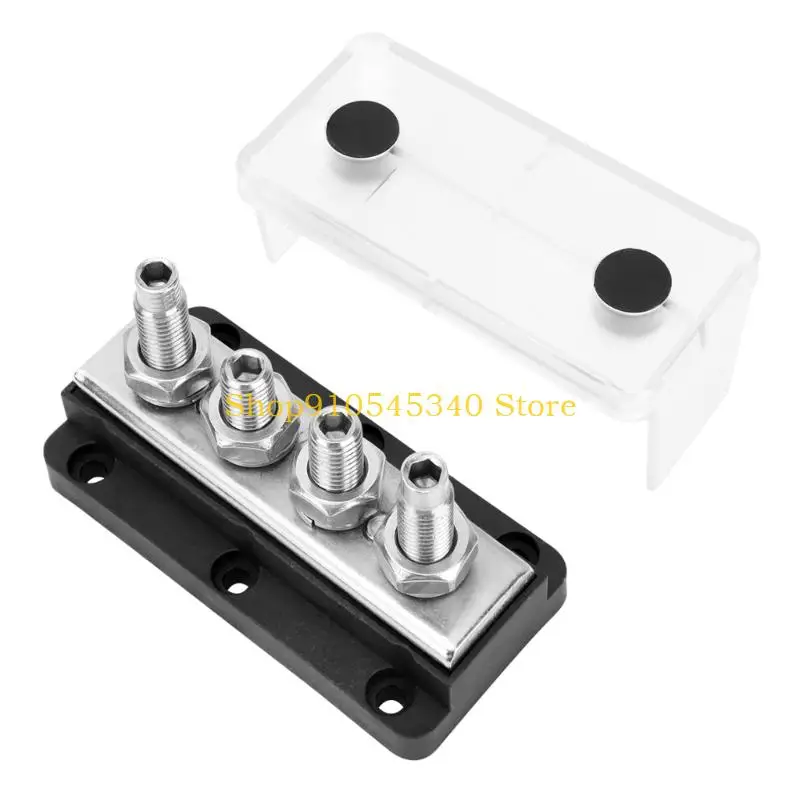 U2JA Battery Bus Bar Kit 300A for Electrical Systems, Power Distribution Block Set for Motorhome Marine Trailer Wiring