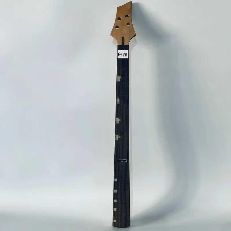 EN991 Custom Order 4 String Electric Bass Neck Semi Finishing without Frets No Paint Damages for DIY Replace