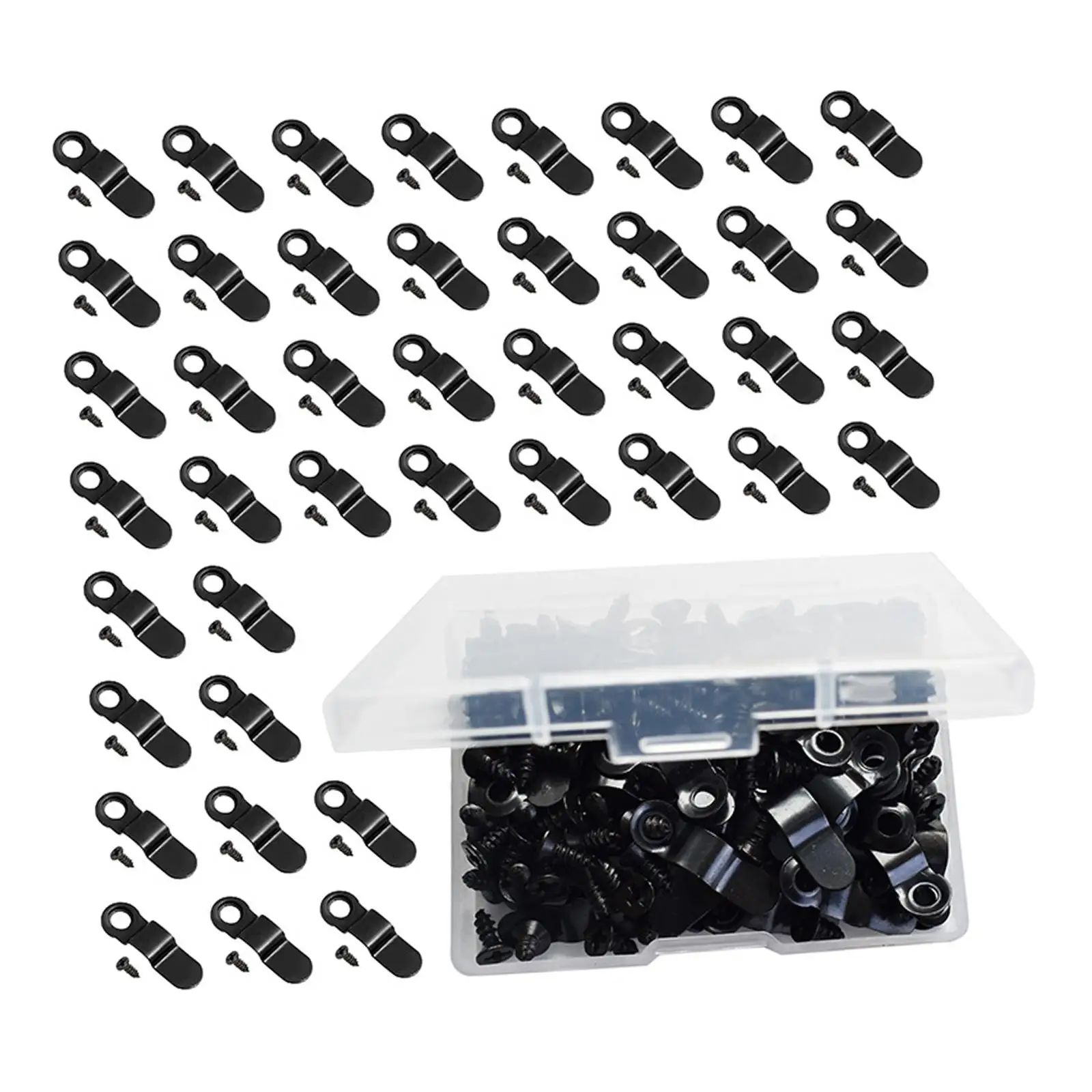 100Pcs Picture Frames Turn Button Fasteners Set Framing Parts Picture Frame Backing Board Clips for Hanging Pictures Art Crafts