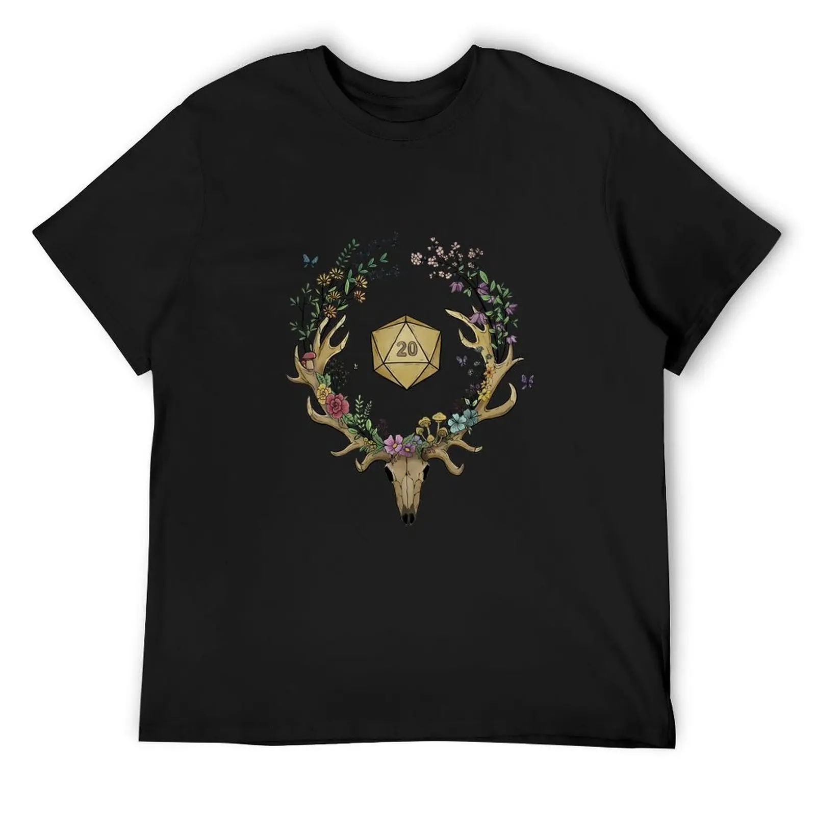 

DnD - Druid class symbol T-Shirt baggy shirts oversize t-shirts man funny shirt cotton Men's cotton t-shirt