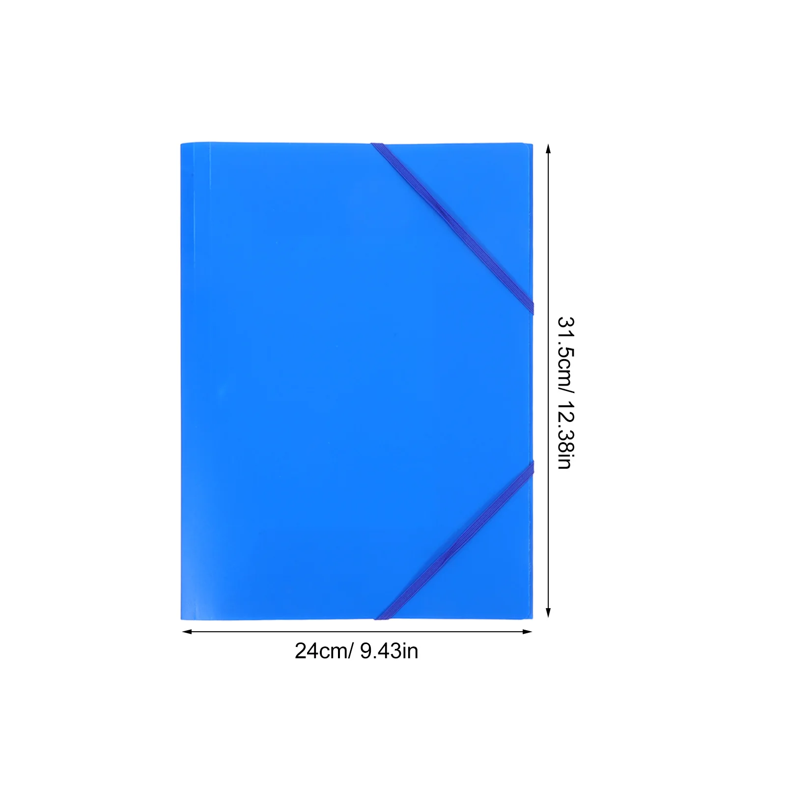 3 pcs Folding File Folder Elastic Band Multi-Functional Document Organizer Office School Portable Storage Expandable Holder