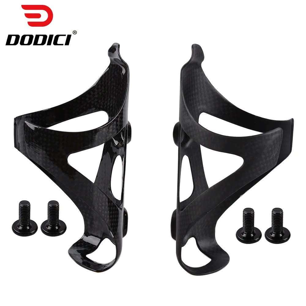 DODICI 25g Carbon No Printing Solid 3K Matte Gloss Water Bottle Rack Kettle Holder Cage for Road Bike MTB Cycling Bicycle Gloss