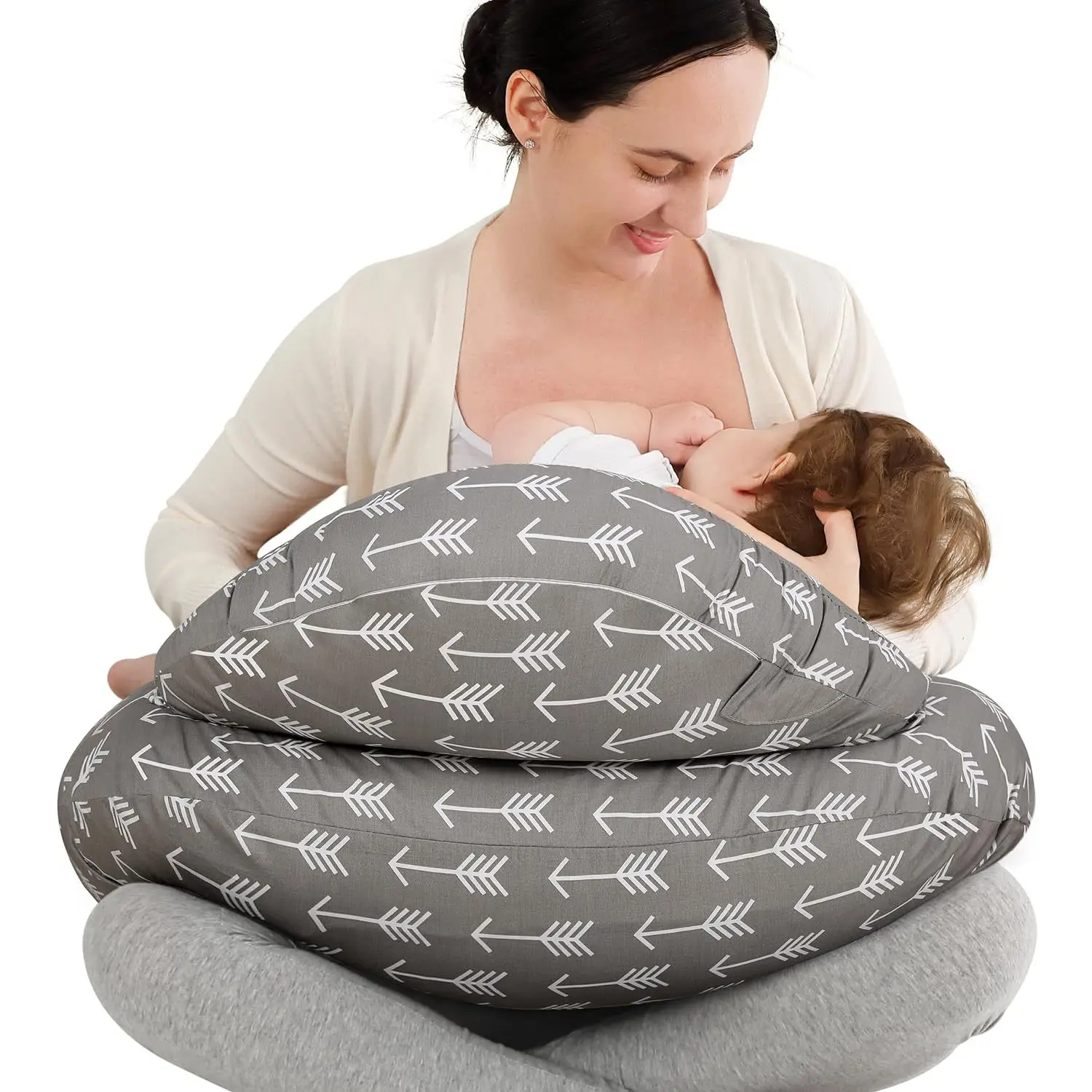 Breastfeeding Pillow Maternity Pillow Baby Pillow Children's Head Study Pillow Removable and Washable Multi Functional Pillow