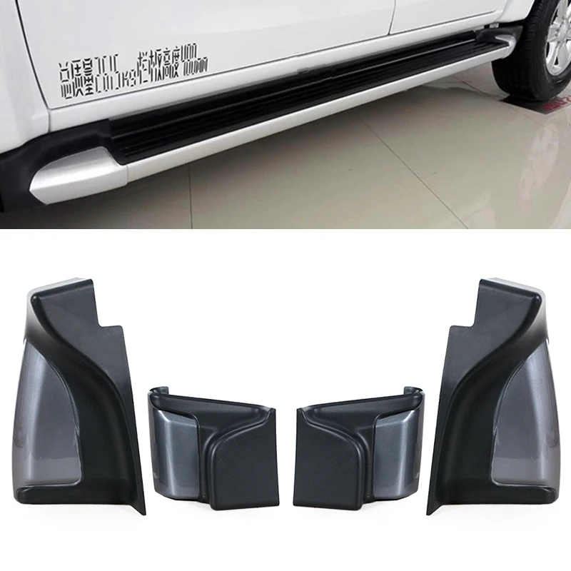 Side End Step Cap Carro Pedal Side Step Bar Passo Tampa Protetor Do Passo, Isuzu MU-X Top Plug Acessórios Peças De Reposição