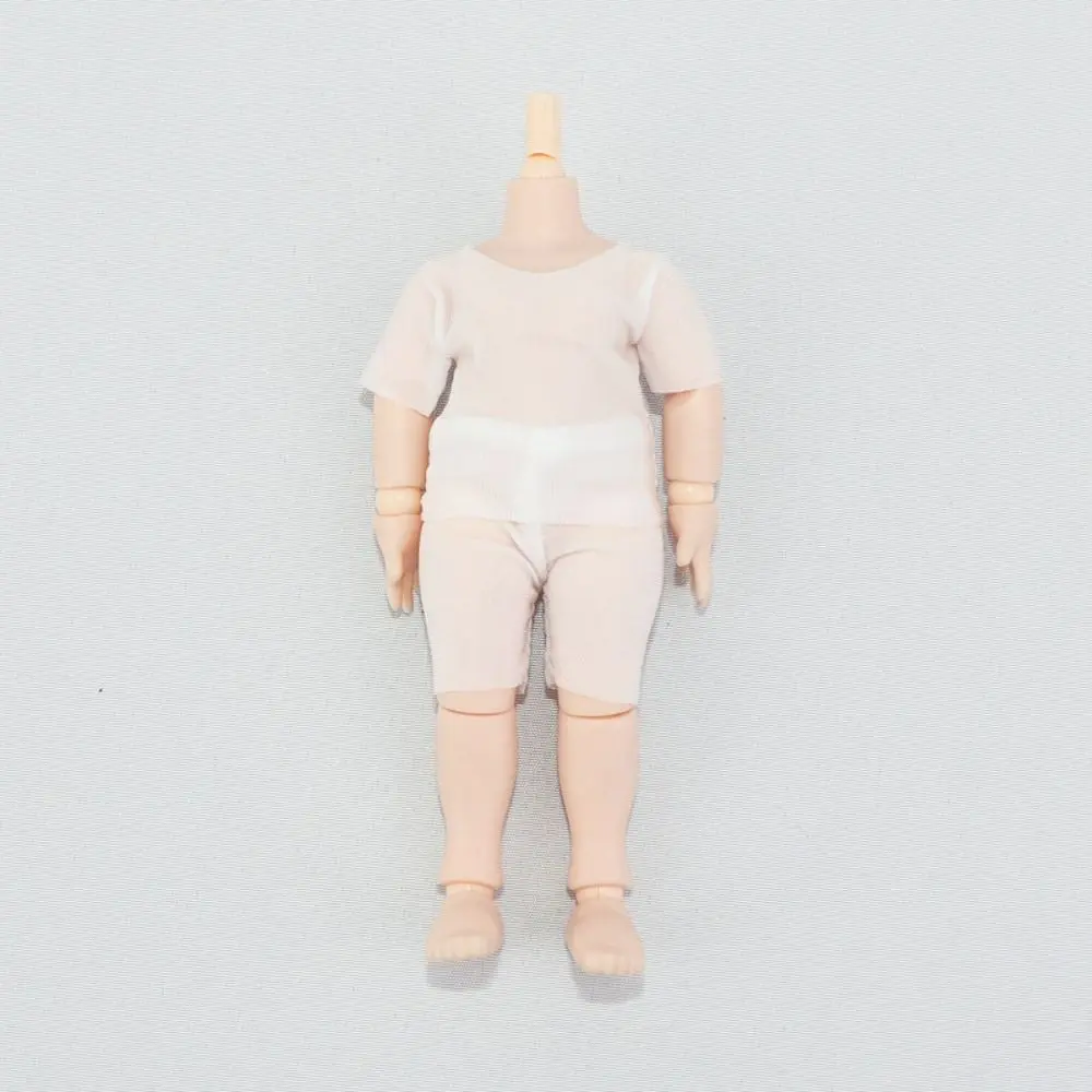 High Stretch Doll Anti Dyeing Clothes T-Shirt Suit Tops and Pants Ob11 Anti Staining Set Elastic Undershirt Doll Underlay