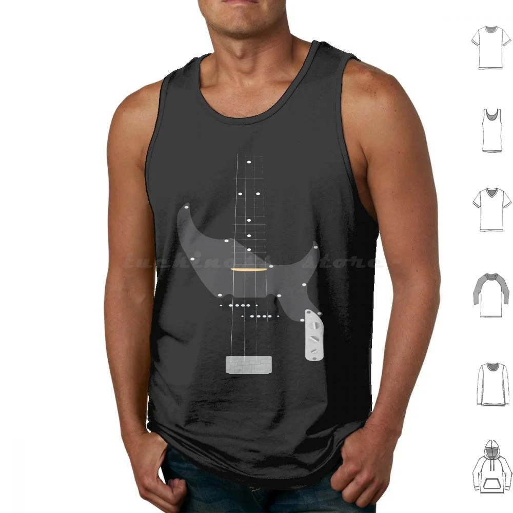Bass Guitar-Bassist-Happiness-Bass Clef-Bass Guitar Player Tank Tops Vest Sleeveless Guitar Bass Bass Guitarist 4 String Bass