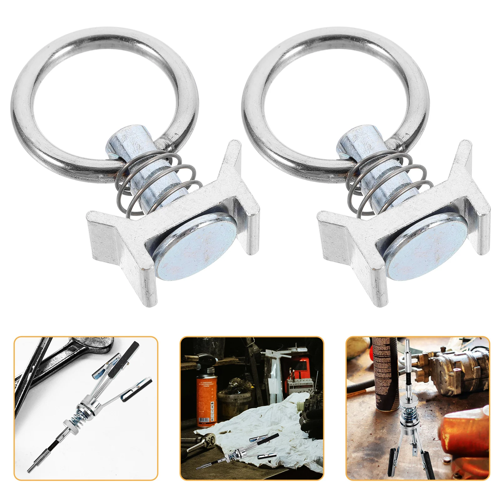 10Pcs Tie-Down Anchor Versatile Round Ring Easy Installation Removal Tool Tie Down Single Fitting