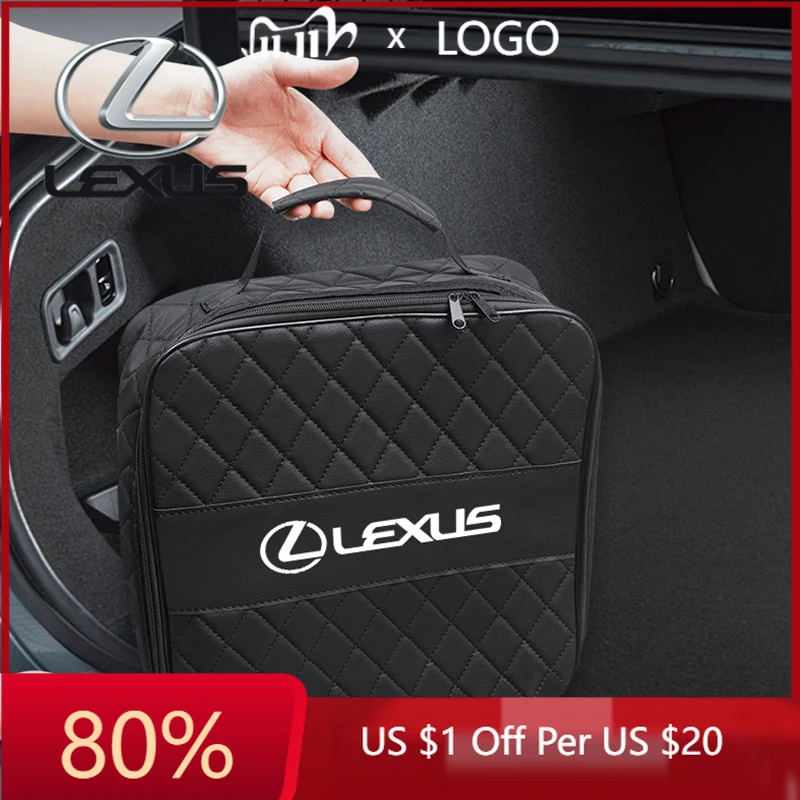 

2026 Hot Interior Stickers Car NEV Charging Gun Storage Bag EV Organizer Box For Lexus RX300 IS200 IS250 ES350 Ct200h UX250h NX3