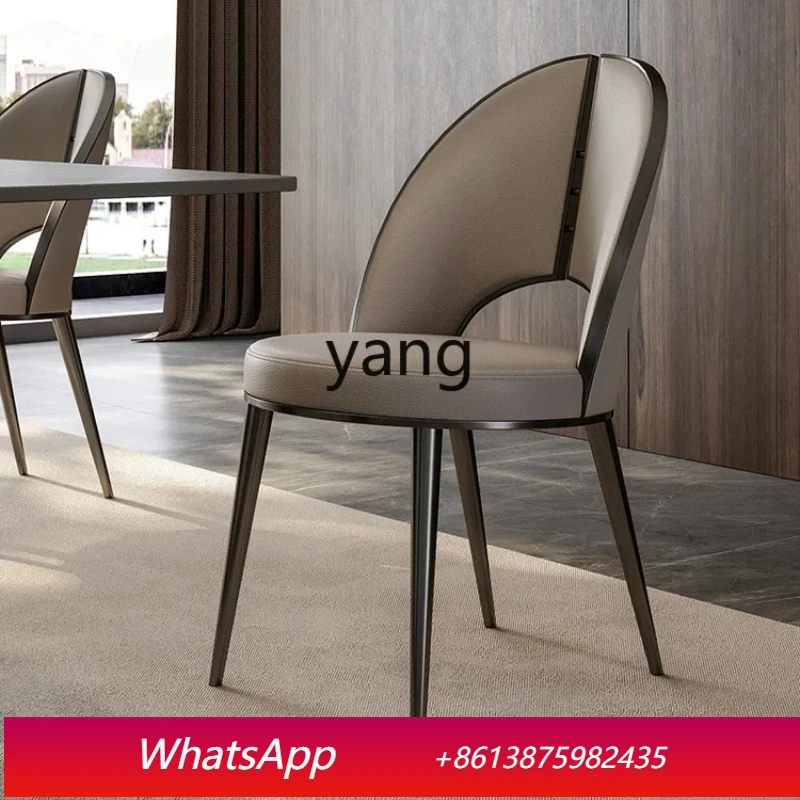 

LTT Villa Large Flat Floor Household Creative Upscale Soft Bag Dining Chair with Backrest