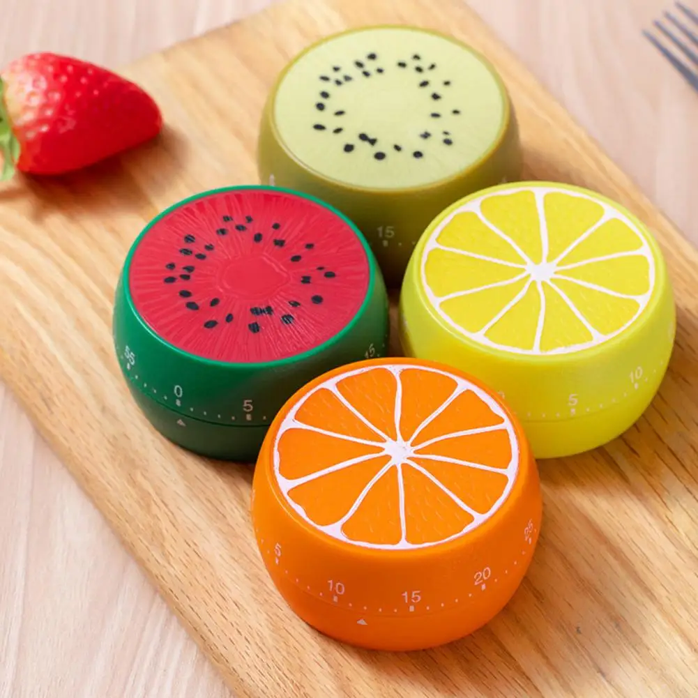 No Batteries Kitchen Timer Kitchen Mechanical Timer Magnetic Mechanical Kitchen Timer Visual Countdown Alarm Clock for Study