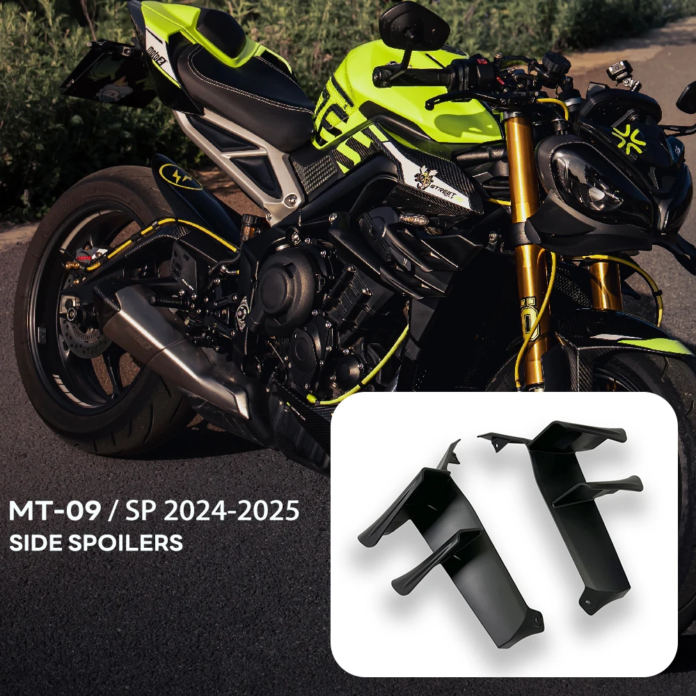 

Для YAMAHA MT-09 SP 2024 2025 GP крыло мотоциклетный спойлер боковой обтекатель MT-09 SP аэродинамическое крылышко боковой спойлер с фиксированным крылом