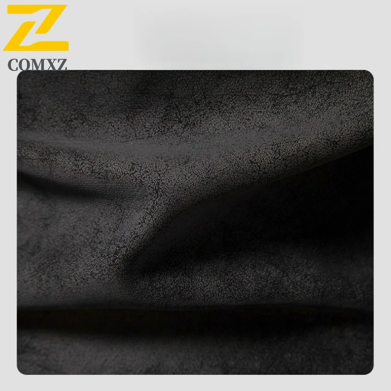 COMXZ Premium Men PU Leather Jacket Fashion Classic Stand Collar Camping Windproof Leather Coat Outdoor Durable Autumn Jackets ​