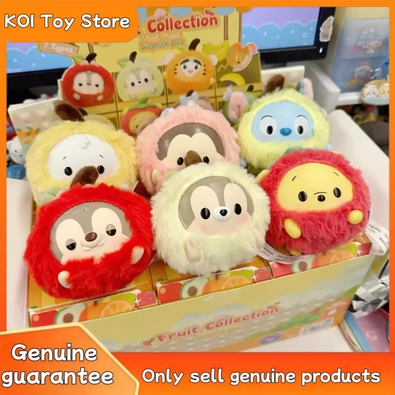 

Genuine Miniso Disney Ufufy Fruit Collection Vinyl Plush Blind Box Trendy Surprise Toy Birthday Gift Girls Garage Kit Pendant