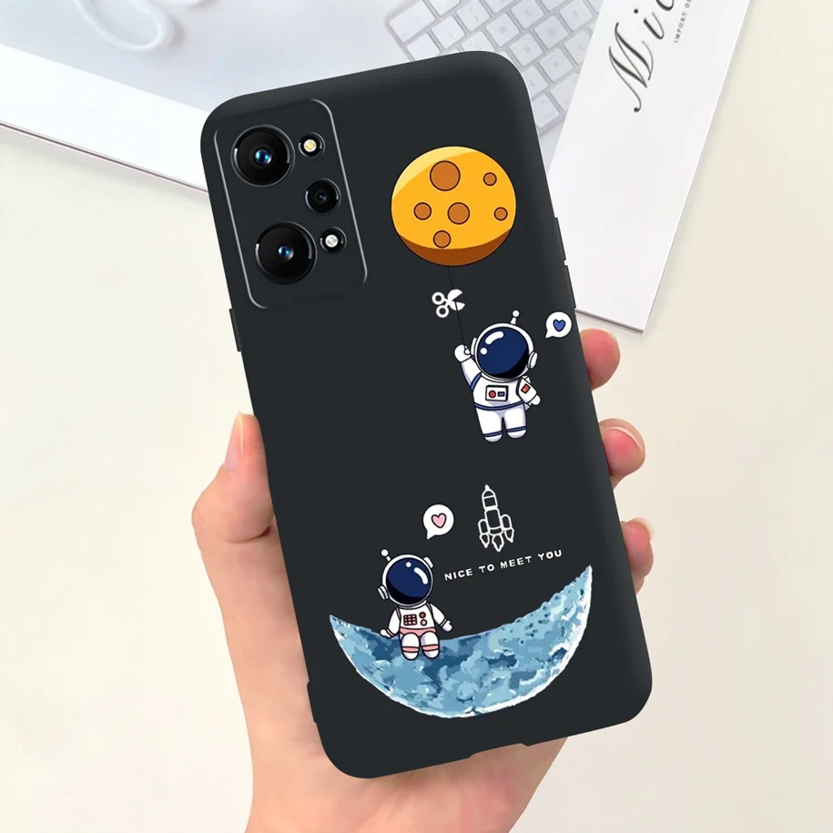 For Realme GT Neo 2 Case Realme GT2 RMX3310 Cover Fashion Moon Shockproof Silicone Soft TPU Phone Cases For Realme Neo 3T Bumper