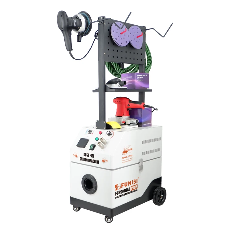 

F7 Automotive Car Repair Sanding Dust Collector Dry Double Sander Detailing Equipment With Large Vacuum Suction Sander