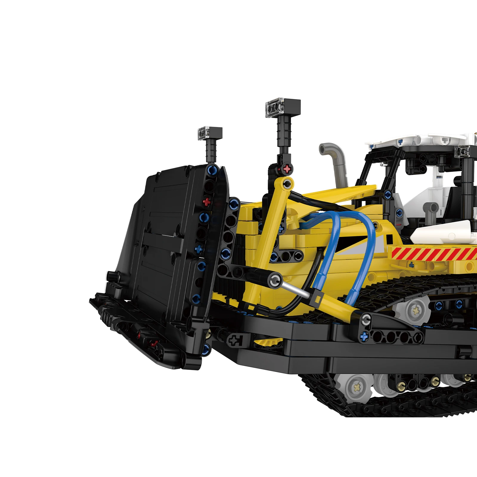 قالب الملك PR756 جرافة هوائية اللبنات مجموعة لودر أطفال بالريموت كنترول نموذج MOC لعبة تقنية هدايا الأطفال 19019 #3