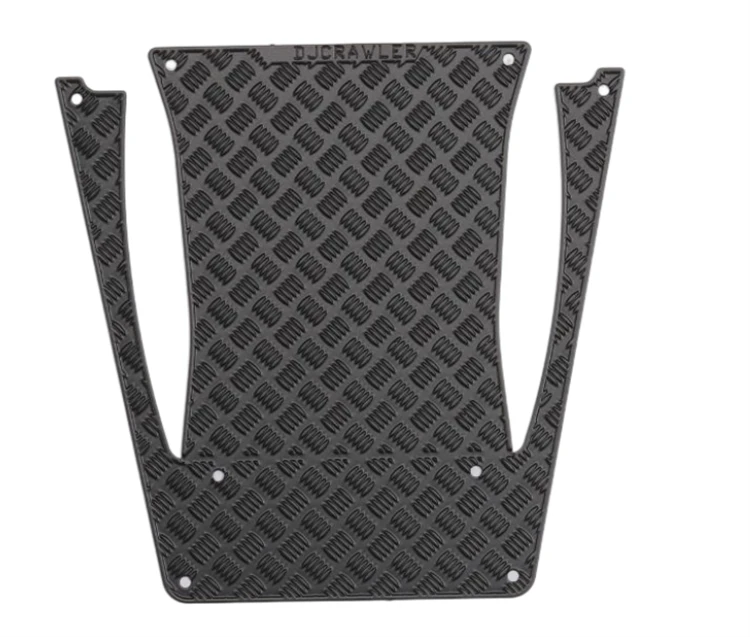 1/18 Hood Metal Skid Plate Hood Center Decoration Sheet for TRX-4M Defender D90 D110 TRX4M RC Car Upgrade Parts - Image 4