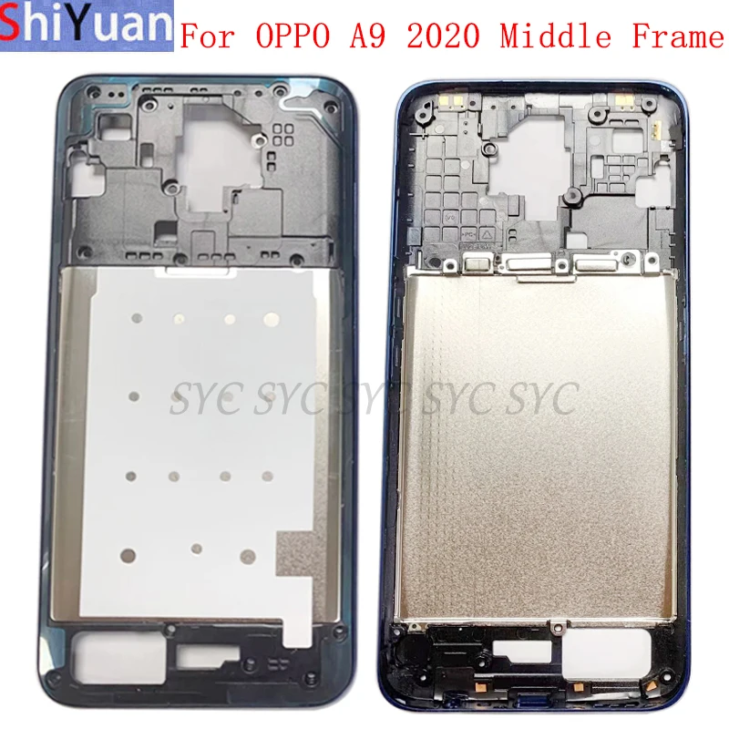 Phone Housing Middle Frame Center Chassis Cover For OPPO A9 2020 A11X Middle Frame Replacement Repair Parts