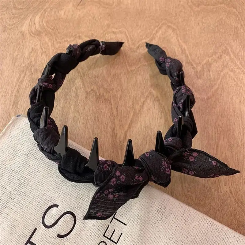 

Elegant Fabric Headband for Women, High Cranial Pressure Headband for Washing Face, New Style Hair Accessory, 2025 Black, High-End Feel