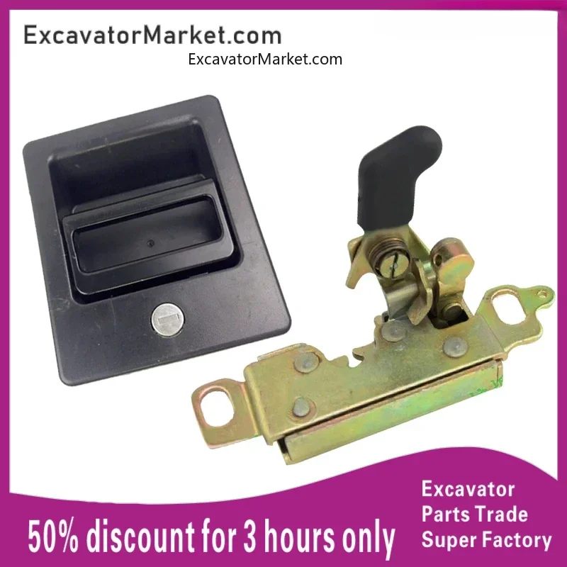 

For VOLVO EC460/480/700B excavator cab inside handle outside handle door lock assembly excavator accessories For excavator