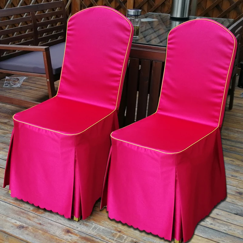 

Hotel restaurant hotel stool special meeting banquet wooden chair cover wedding chair cover custom