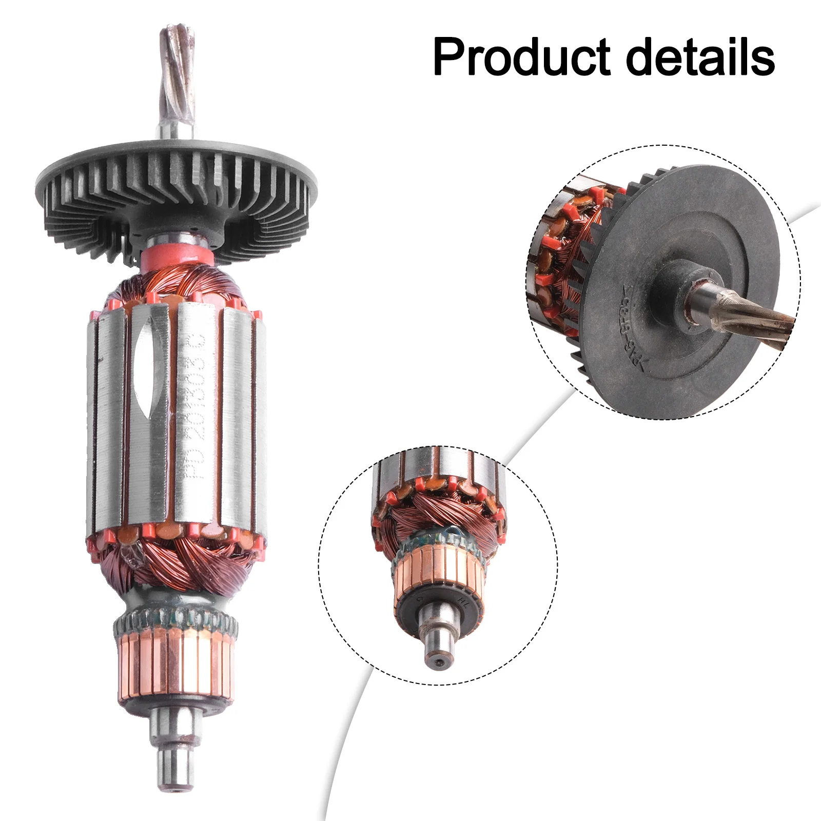6-Teeth Motor Replacement For GBH2-26 GBH2-26E/RE GBH2-26DRE Armature Anchor Motor Power Tool Accessories