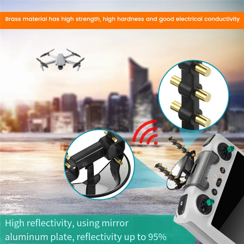 Усилитель сигнала ELECT-антенны для дрона DJI Mini 3/Mini 3 Pro/Mavic 3 Pro, удлинитель дистанционного сигнала DJI RC, детали дрона