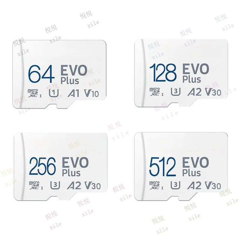 L+   For Samsung EVO Plus 64GB 128GB 256GB 512GB 160MB/s Class 10 SDXC Micro SD Card
