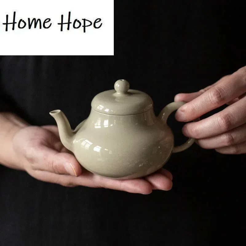 170ml-japanese-style-plant-ash-glaze-pottery-tea-pot-master-cups-handmade-small-teapot-teaware-accessories-pu'er-tea-supplies