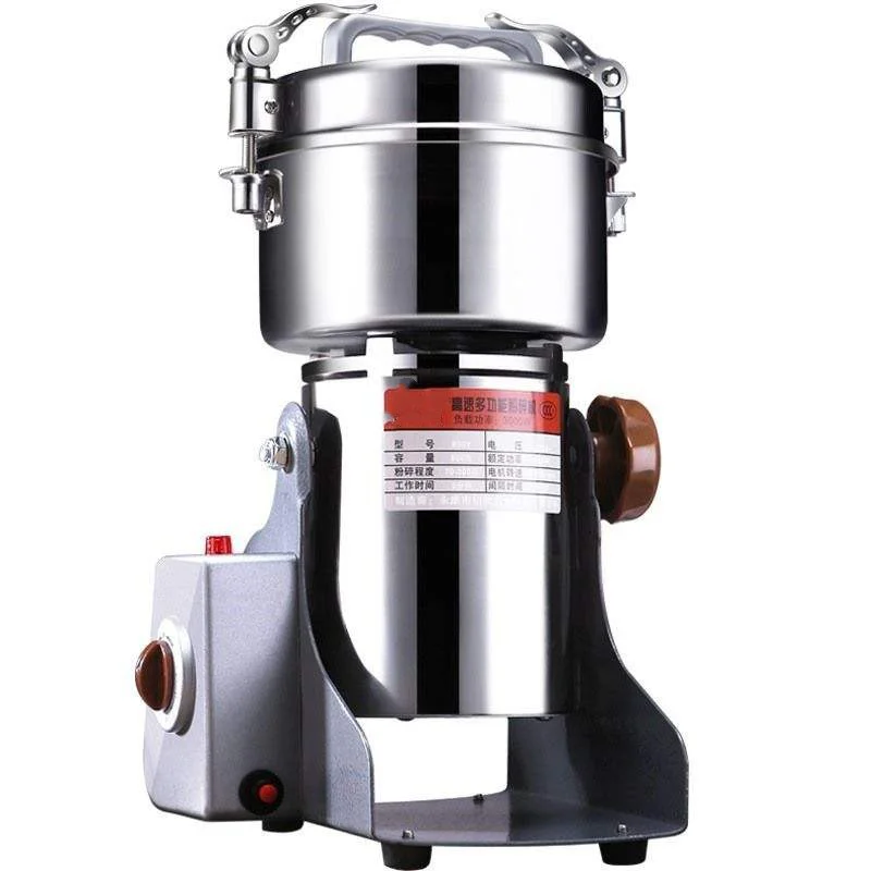 800G Food Grinder Medicine Powder Crusher Mill Medicine Flour Grinding Machine Spices Grains Coffee Beran Grinde