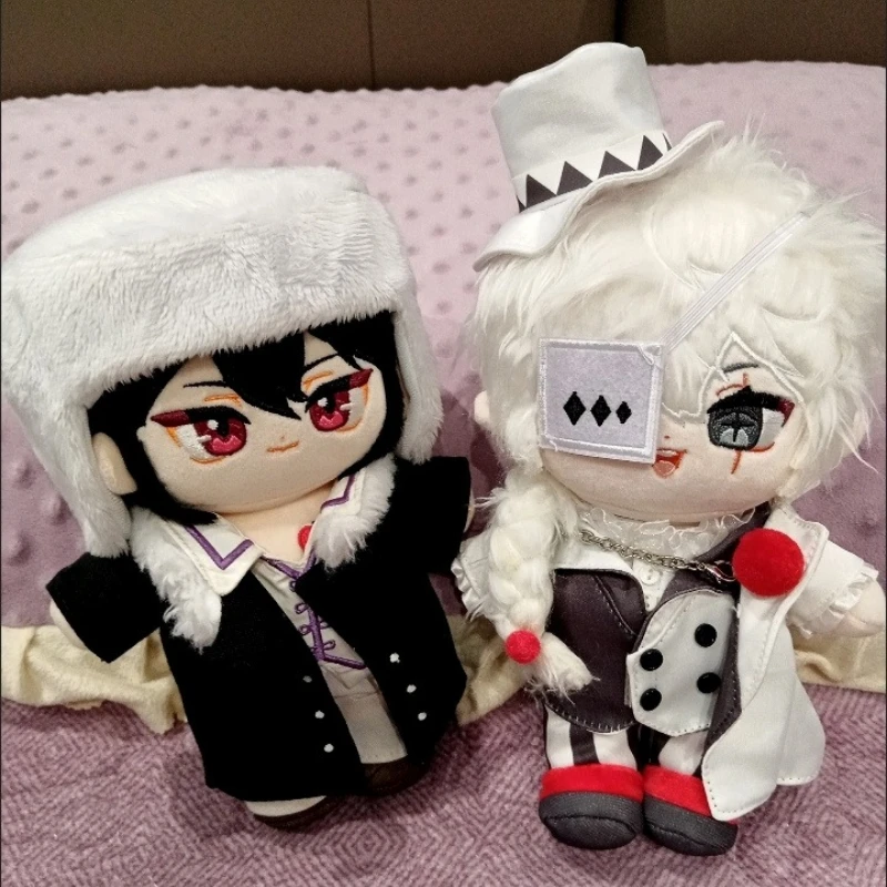 20cm Japońskie Anime Psy Gogoli Kawaii Cosplay Bawełniana Lalka z Zestawem Ubranek Kreskówka DIY Zmiana Kostiumu Miękkie Pluszaki Figurki Zabawki Prezent