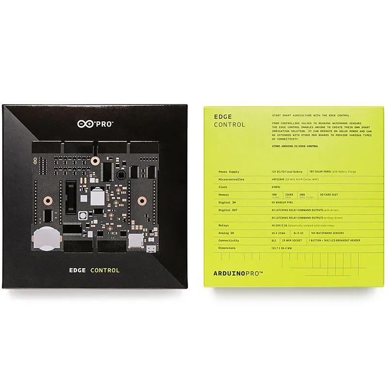 Arduino Edge Control AKX00034 أجهزة استشعار أصلية من إيطاليا تجمع البيانات في الوقت الحقيقي والذكاء الاصطناعي بحافة AI