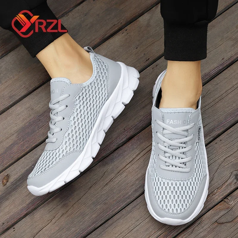 YRZL grande taille Tennis pour hommes baskets légères de haute qualité respirant en plein air athlétique Jogging Sport course chaussures de marche