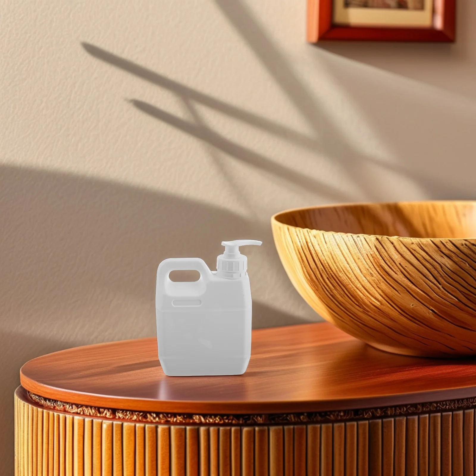 Pichet distributeur à pompe en plastique, robuste, rechargeable, 1l, Gel douche, shampoing, conteneur, bouteille de rangement anti-fuite, pichets vides en plastique