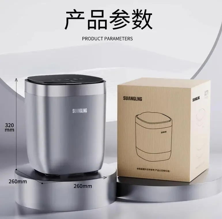 Lavatrice completamente automatica 110V/220V con disidratazione portatile piccoli elettrodomestici esportano Full-size