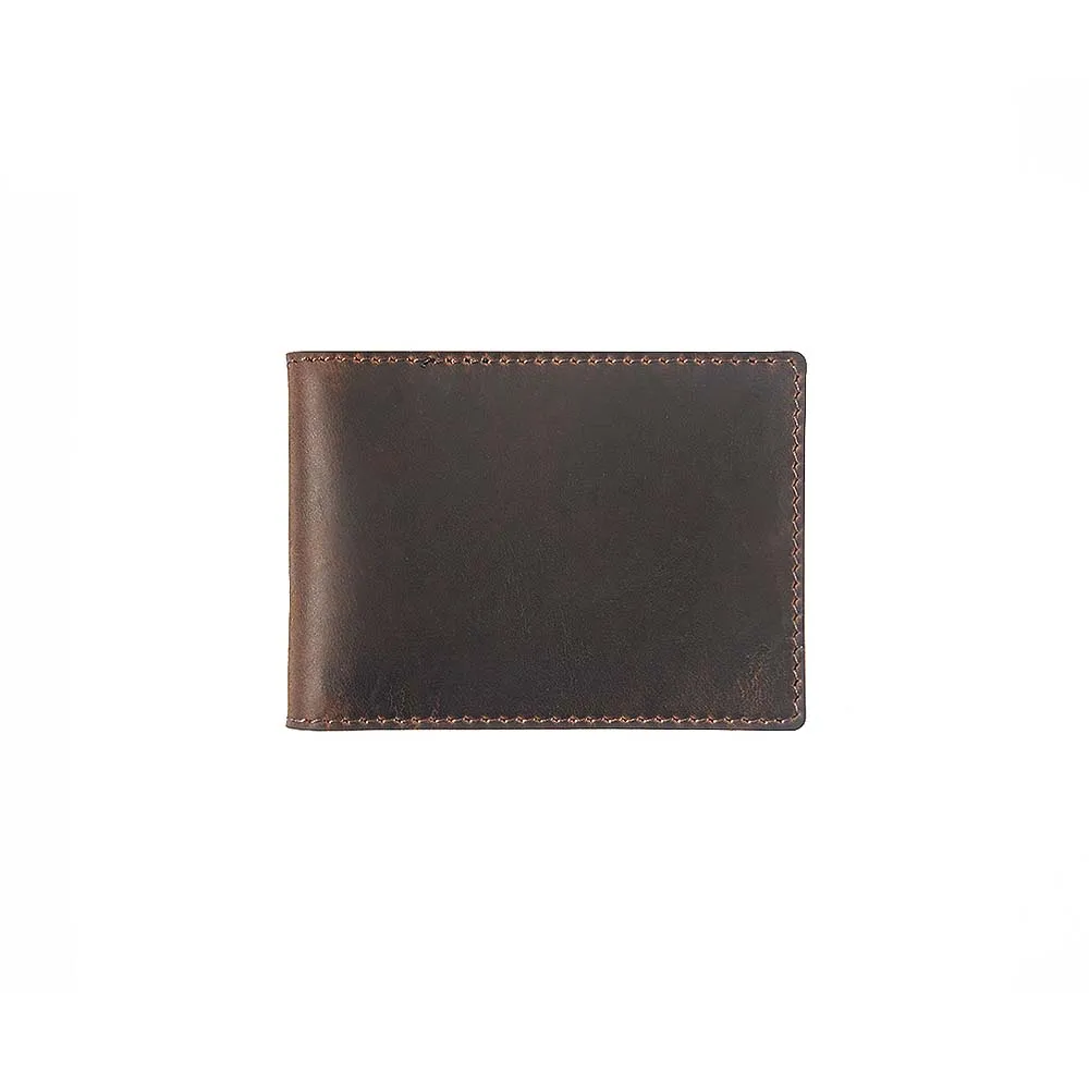 AIGUONIU اليدوية الجلد الطبيعي رجل غطاء رخصة القيادة مجنون الحصان الجلود غمد بسيط خمر تصميم غطاء جواز السفر Sel