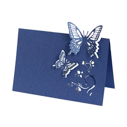 Stand-up Butterfly Place Cards Wholesale Colorful Wedding Seat Sign Reception Table Card for Business Meeting Theme Party Decor