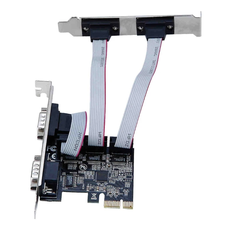 PCIE - 2개의 직렬 포트 RS232 COM 포트 DB25 프린터 병렬 포트 LPTto PCIE