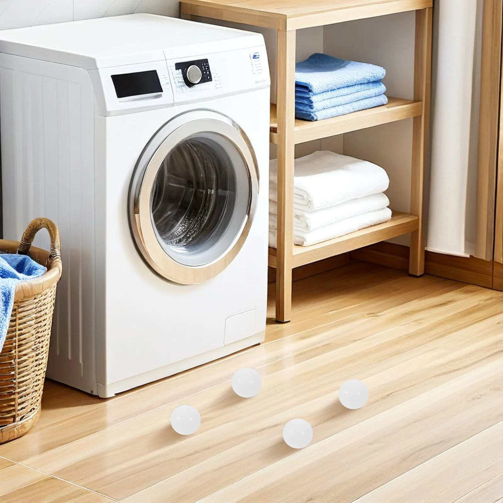 

4pcs Laundry Drying Fluffing Ball Silicone Reusable For Winter Clothes Down Jacket Drying Tool Delicate Fabric