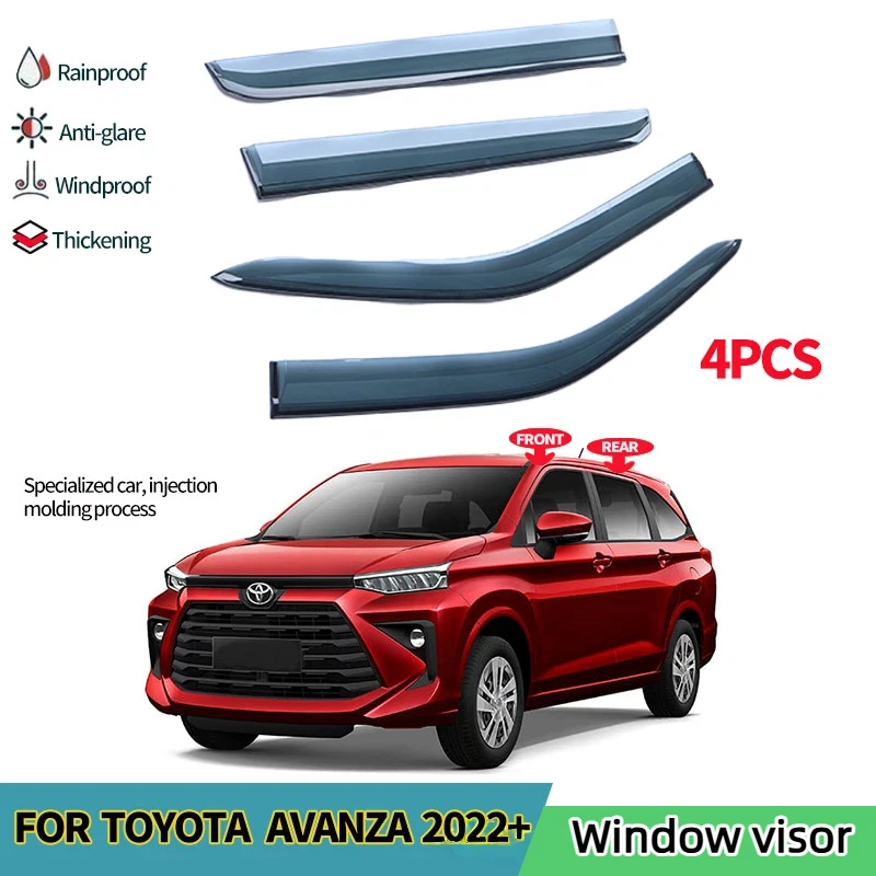 

For Toyota TOYOTA Avanza 2022+ Window visor, window rain and rain protection, rain shield, and guide plate
