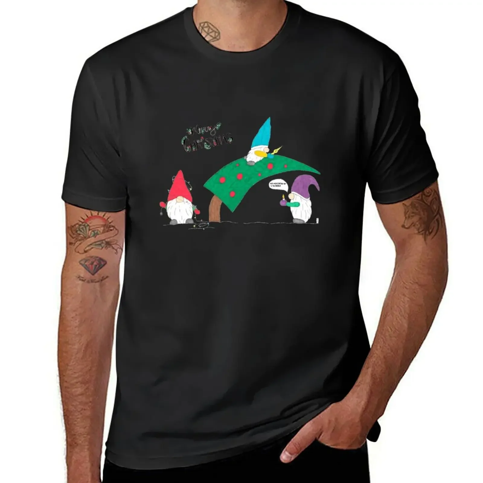 Gnomes ITALIAN VERSION. T-Shirt shirts graphic tees shirts graphic mens t shirt