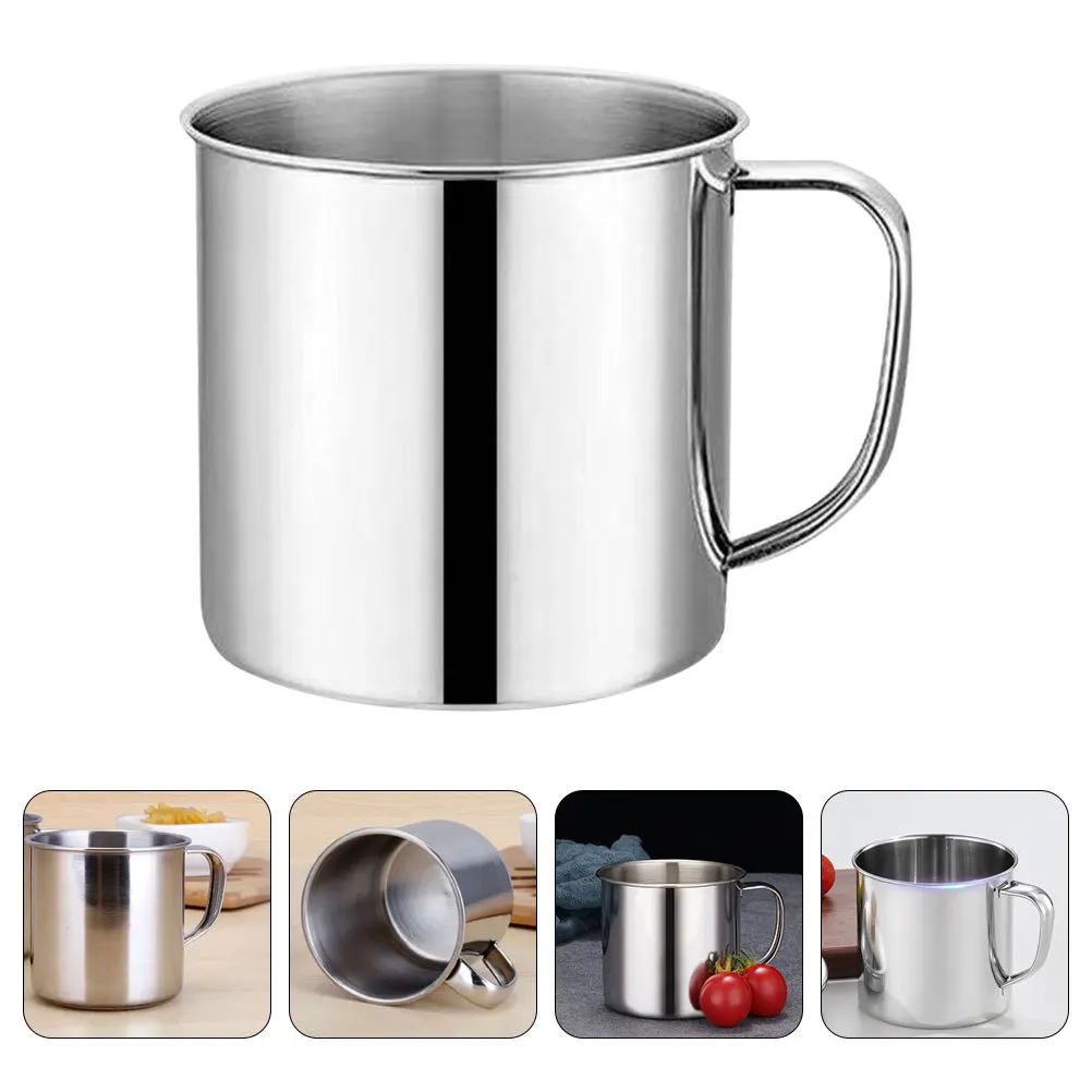 

Children's Stainless Steel Water Cup Fine Craftsmanship Wear-Resistant Unbreakable Outdoor Travel Mug for Coffee Tea Soup