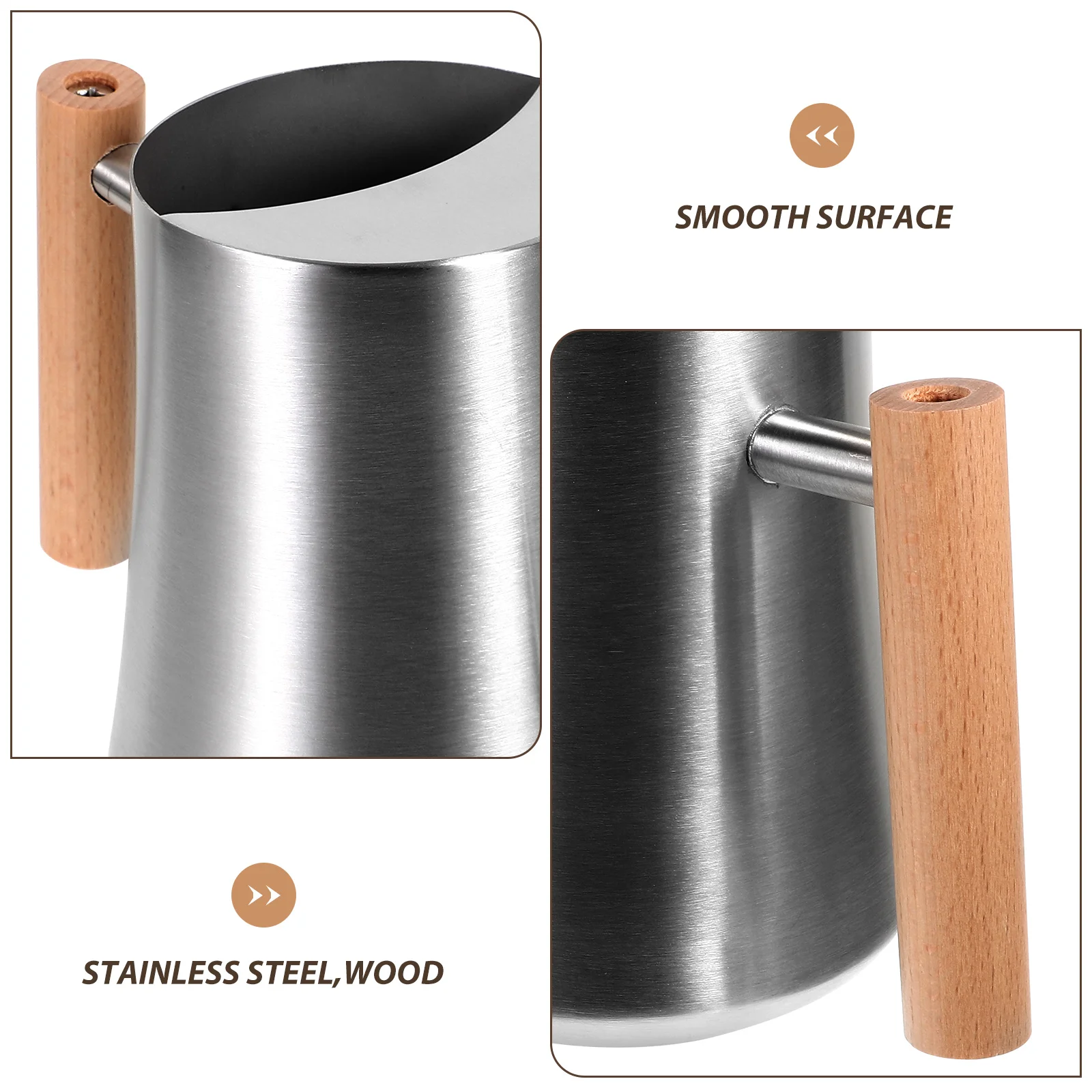 

Лейка из нержавеющей стали с длинным носиком, большая емкость, прочные садовые принадлежности, портативный спринклерный горшок для улицы и дома, сочный