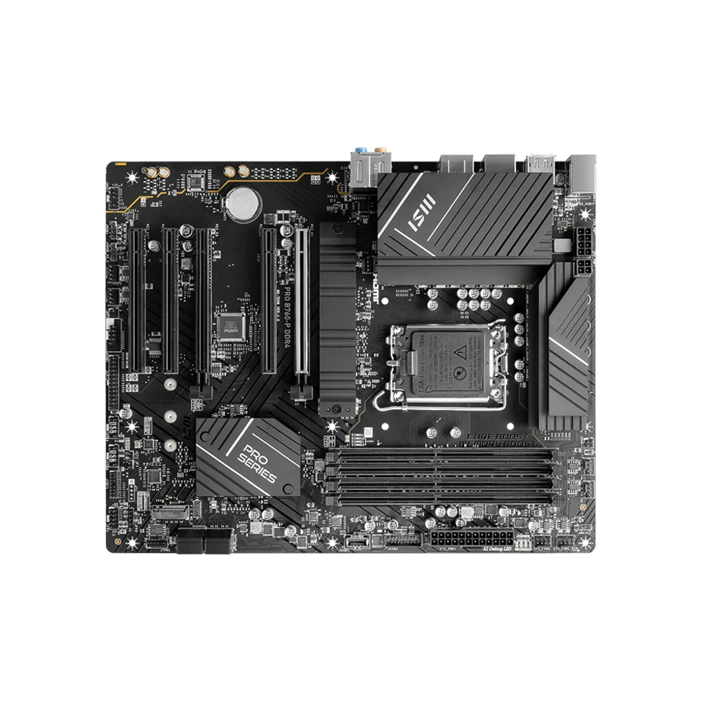 MSI PRO B760-P DDR4 Motherboard Support LGA1700 i9-12900KS i7-12700K i5-12600K CPU,INTEL B760 Chipset, 4xDDR4,PCIe 4.0, ATX.