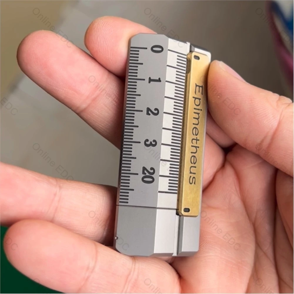 ألعاب EDC المستخدمة WANWUEDC & ROGUE مسطرة دفع ميكانيكية أدوات EDC لعبة تخفيف التوتر